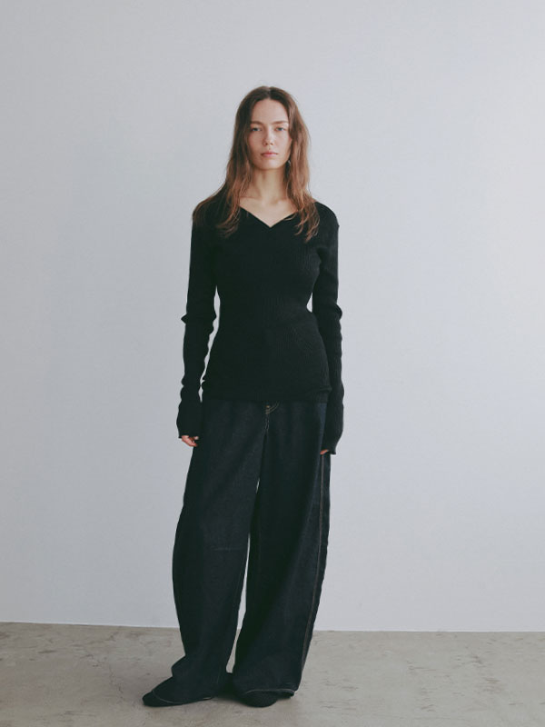 リネンヘルシーニットプルオーバー