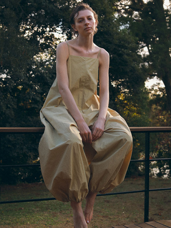 ヘムギャザーオールインワン