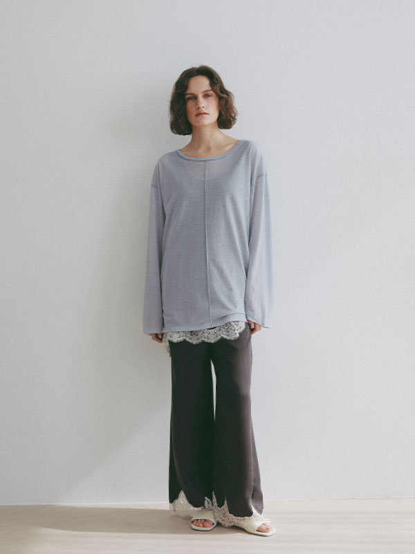 2Wayヘムレースキュプラタンクトップ