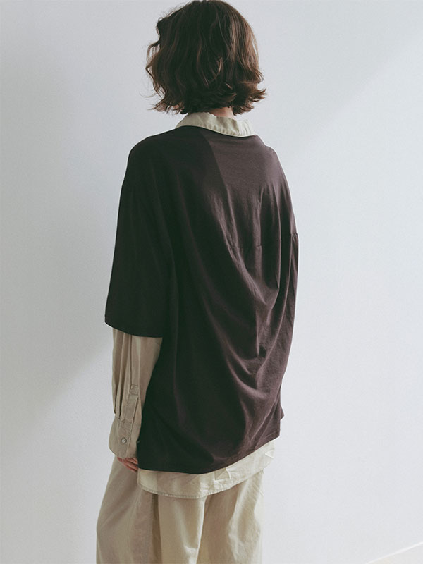 エアリーコットンオーバーサイズTee