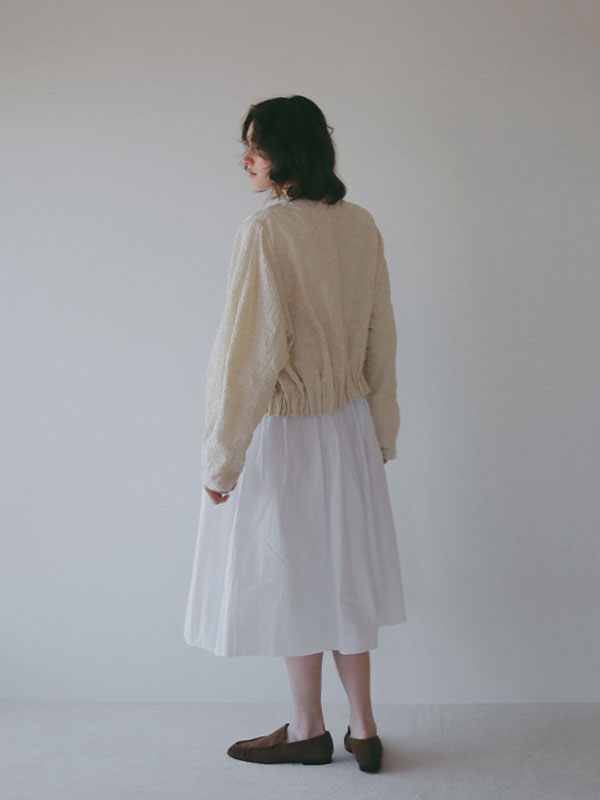コットンジャガードライトブルゾン(F OFF WHITE): アウター │ ETRE