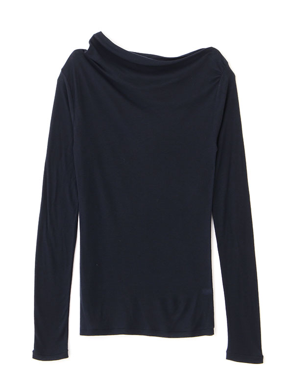 デザインネックシアープルオーバー