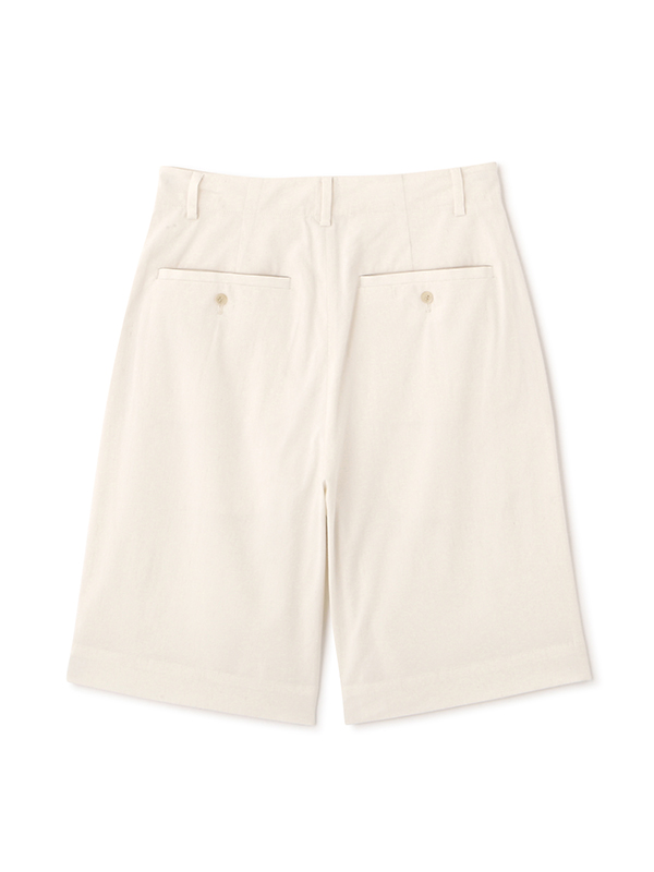 etre tokyo コットンリネンハーフパンツ　M エトレ　完売 セットアップ対応】コットンリネンハーフパンツ（ショートパンツ
