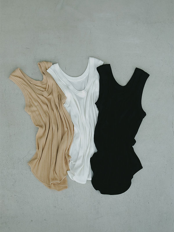 ランダムリブニットタンク