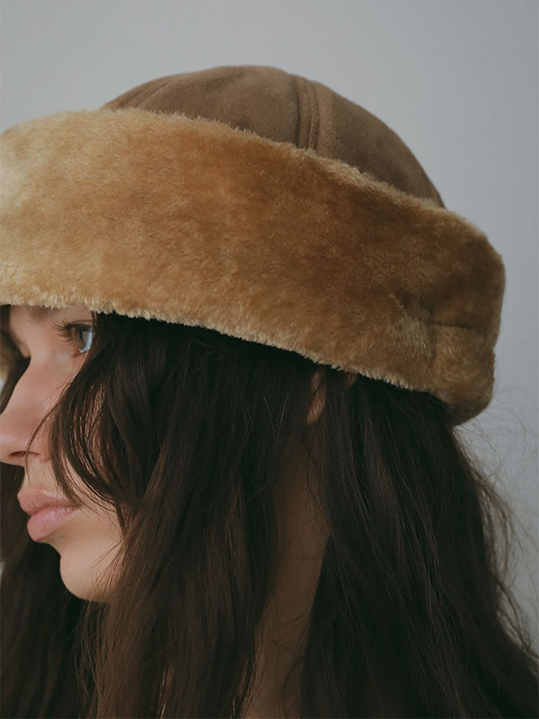 CA4LA×ETRE TOKYO ECO FUR MOUTON TOQUE HAT