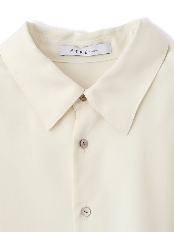 キャンディースリーブシルキーシャツ