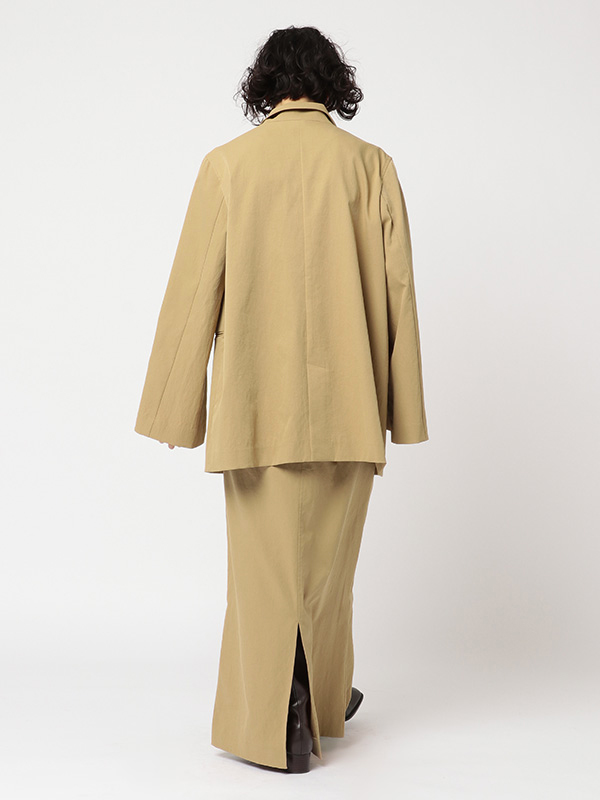 デザインラップロングスカート