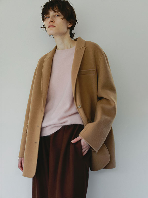 SANTEカシミヤヘアリーニットプルオーバー