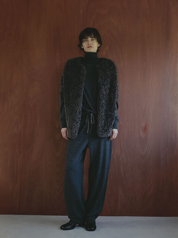 SANTEウールカシミヤニットパンツ