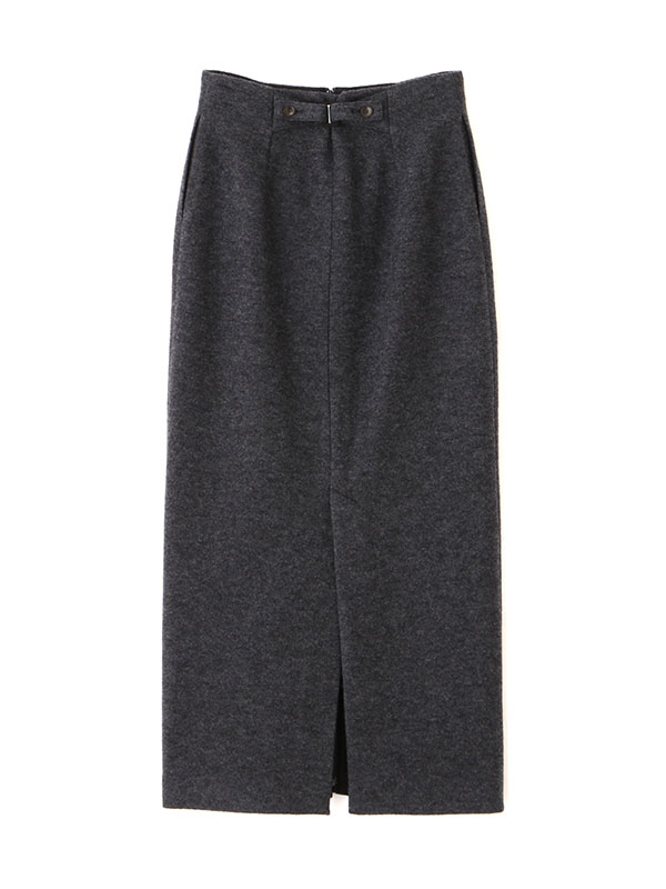 ダブルジップIラインロングスカート