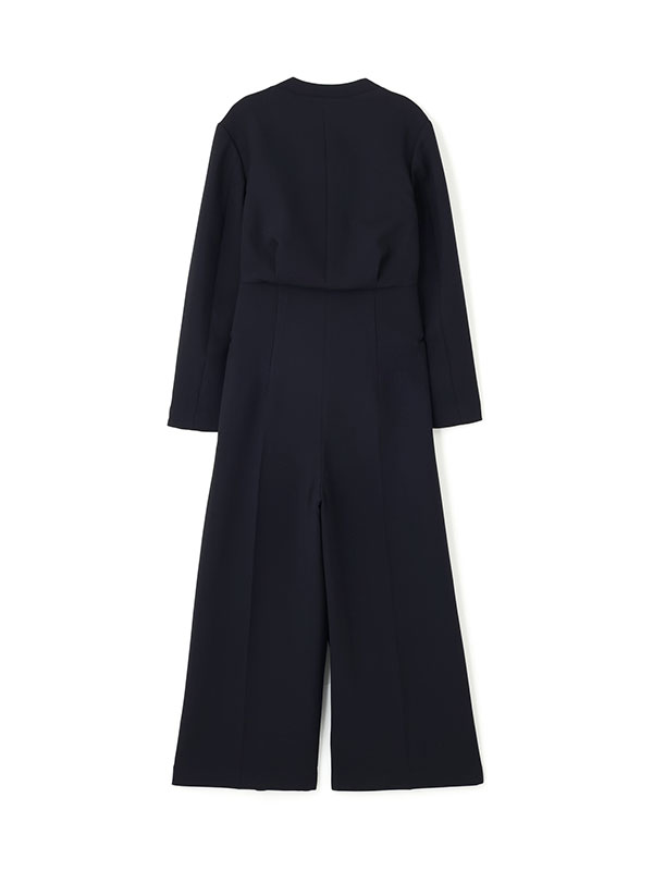 SANTEテーラードノーカラーオールインワン