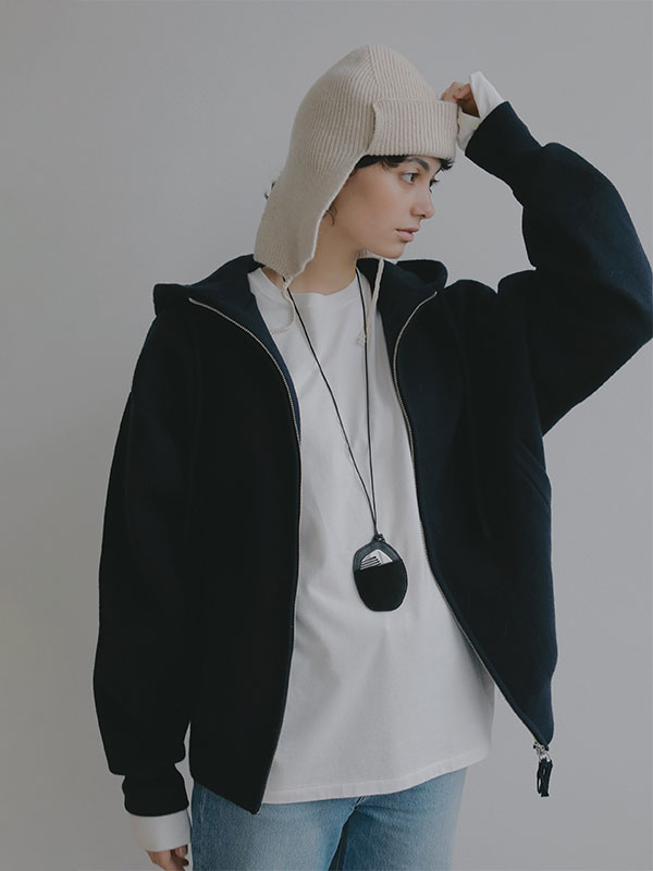 ラムウールフライトニットキャップ