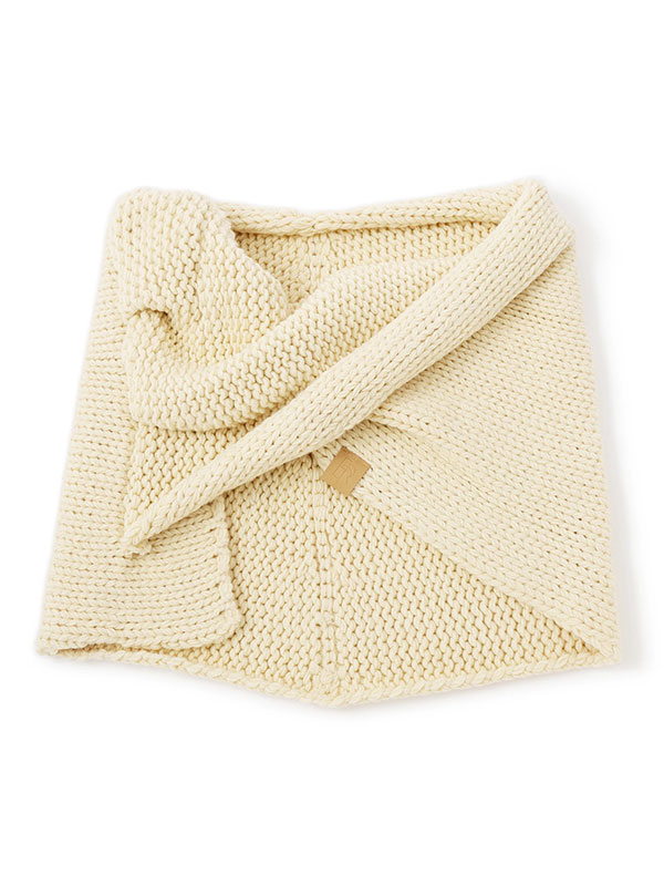 バルキーヤーンハンドニットスヌード