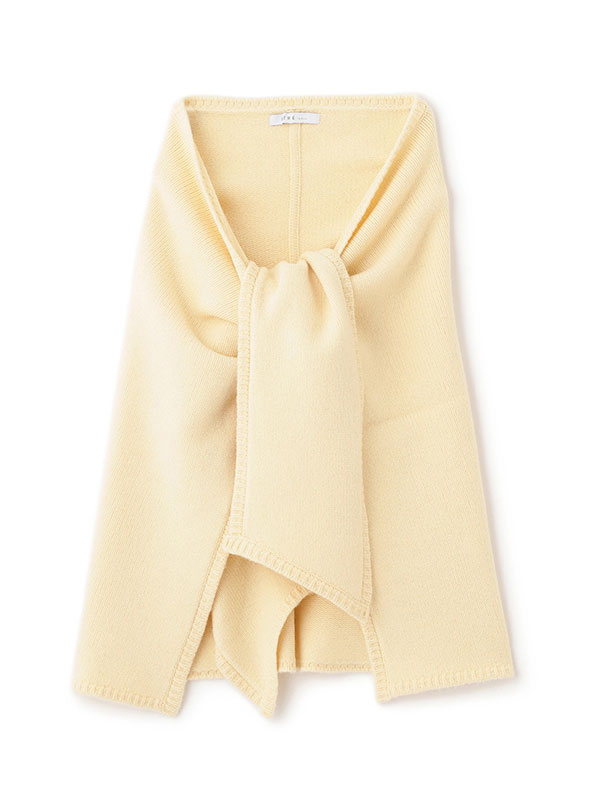 レイヤードニットラップスカート