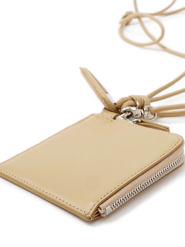 レザーコードカラビナスクエアパース