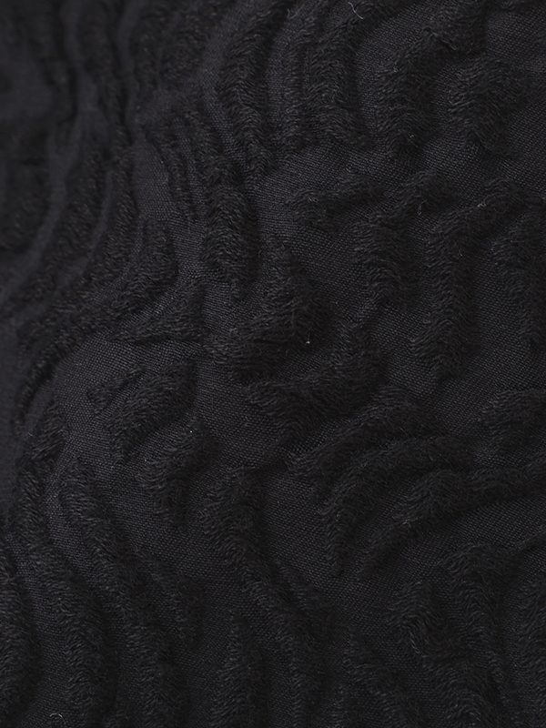 ジャガードノーカラージャケット