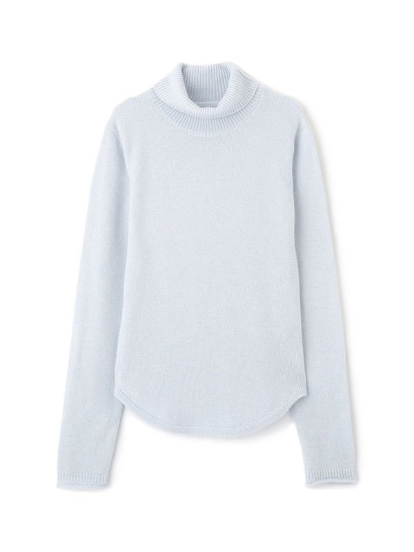 ウールカシミヤタートルネックニットプルオーバー