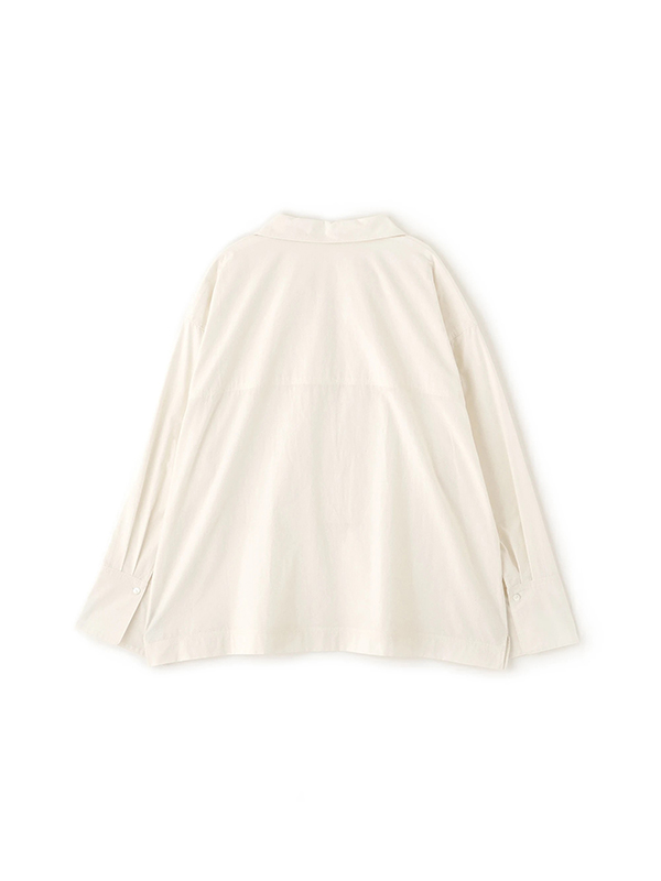 コットンシルクスキッパーシャツ
