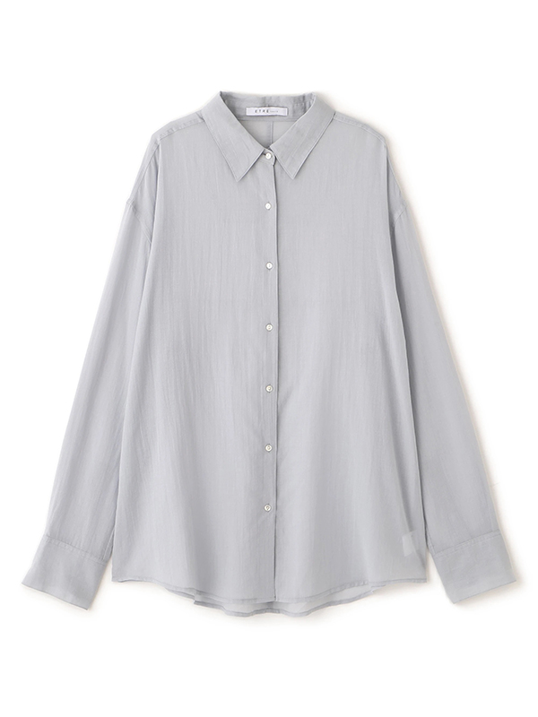 シアーコットンシャツ