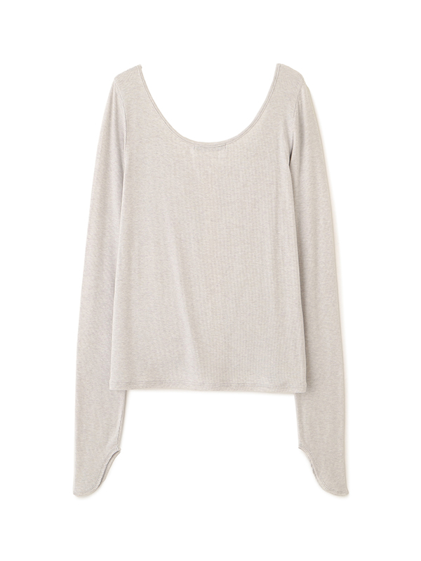 バトーネックカットプルオーバー