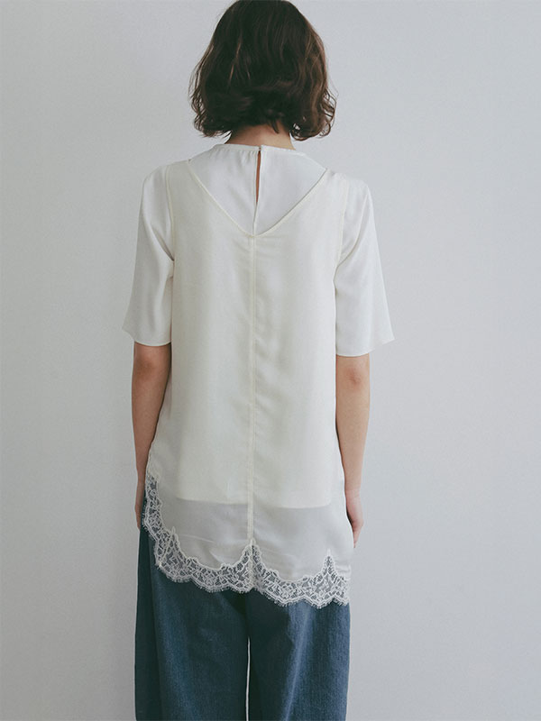 2Wayヘムレースキュプラタンクトップ