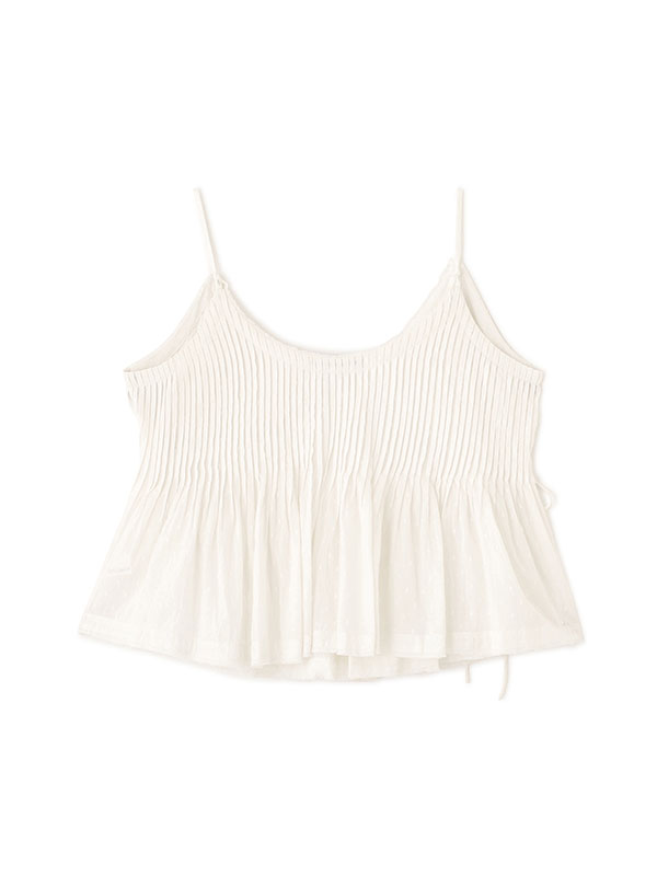 コットンドビーカシュクールキャミソール