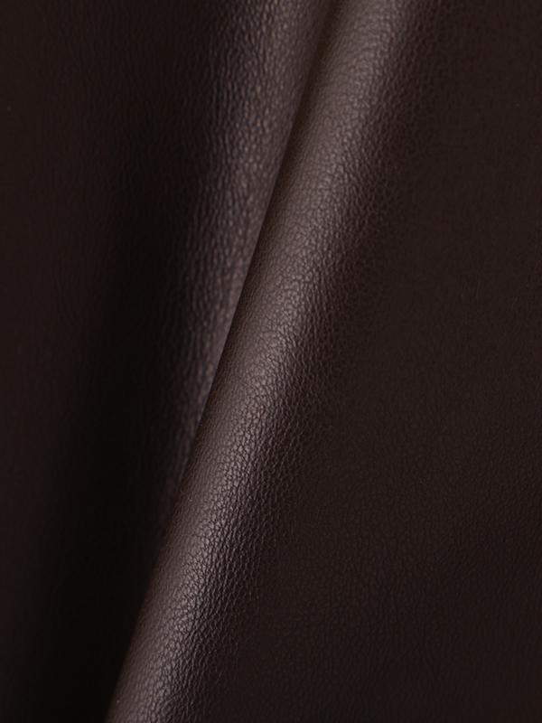 ファーカラーフェイクレザーブルゾン