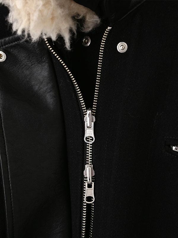 マルチファブリックリバーシブルコート