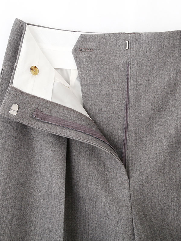 SANTEセンタークリースセミワイドパンツ