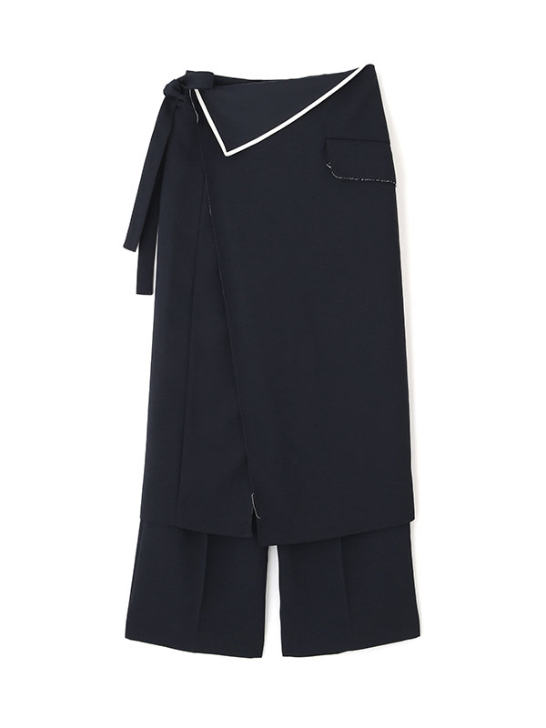 カットオフスカートパンツ