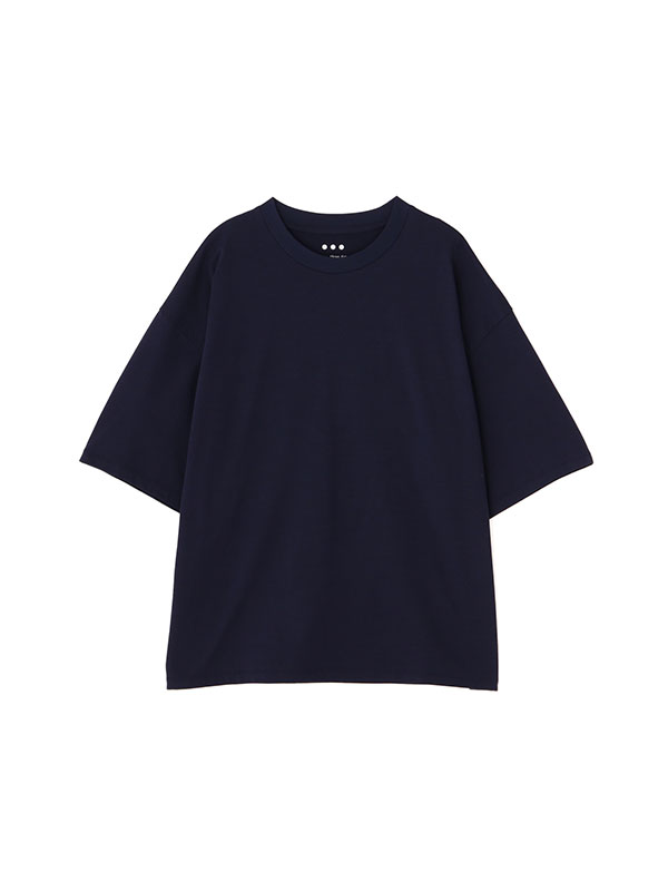 three dots パウダリーコットンTee