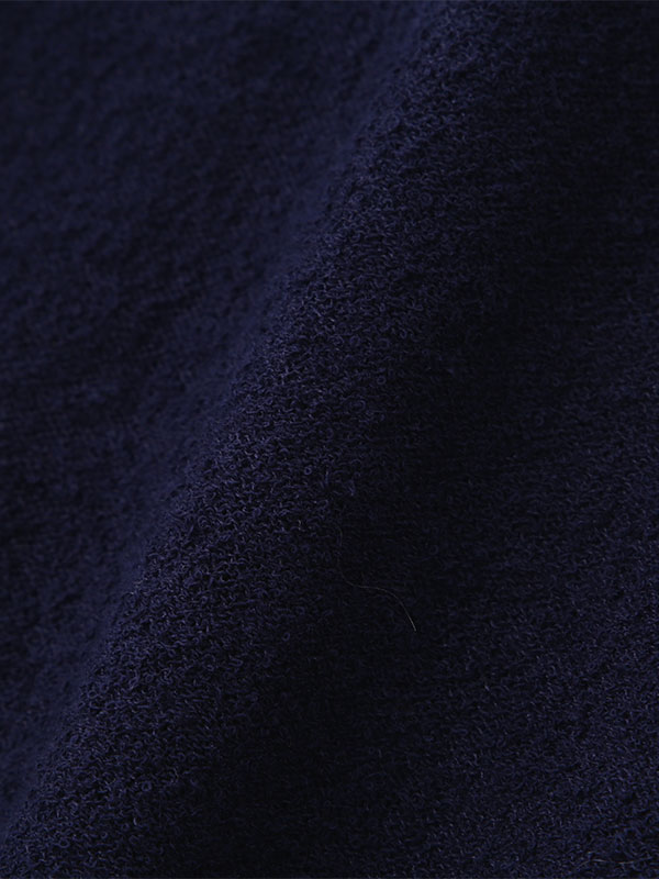 ハーフスリーブブークレニットカーディガン