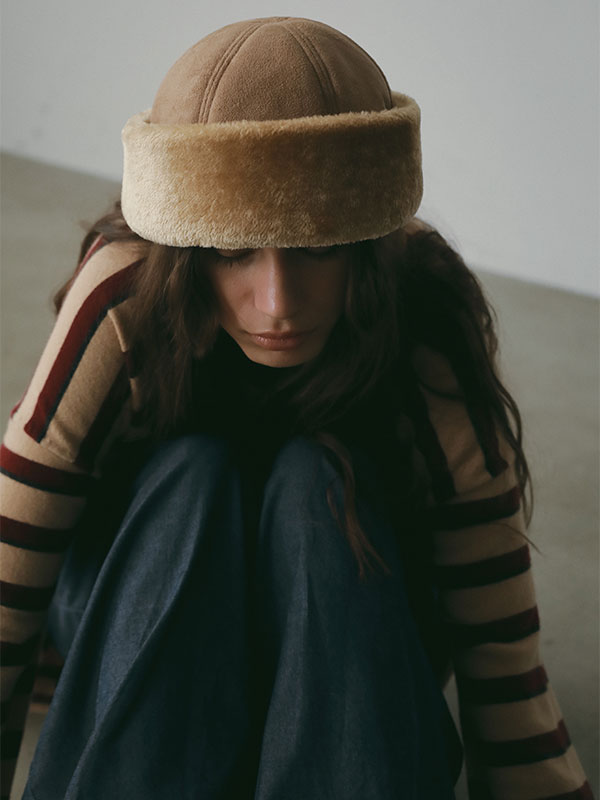 CA4LA×ETRE TOKYO ECO FUR MOUTON TOQUE HAT
