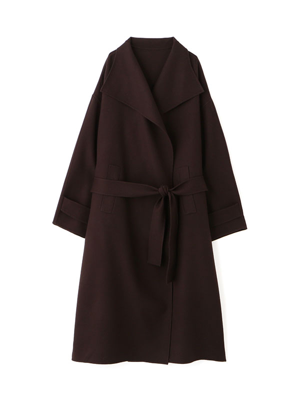 SANTEウーステッドクロークリバーコート