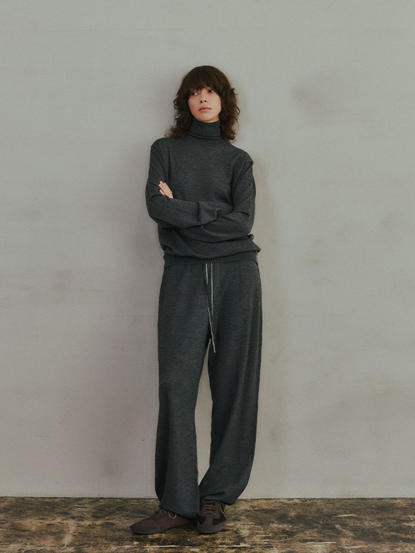 SANTEウールカシミヤタートルニットプルオーバー