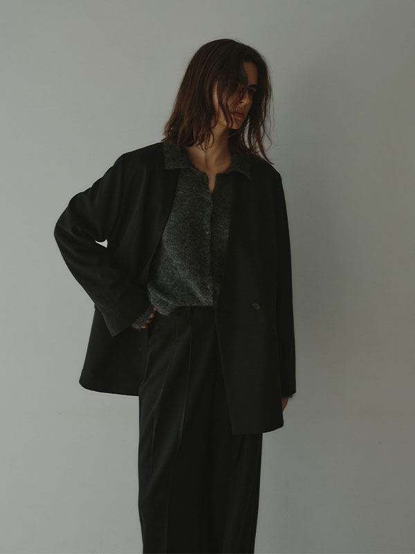 モヘヤニットシャツ(F BEIGE): トップス │ ETRE TOKYO official