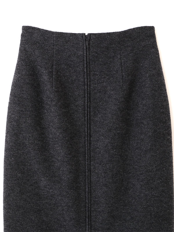 ダブルジップIラインロングスカート