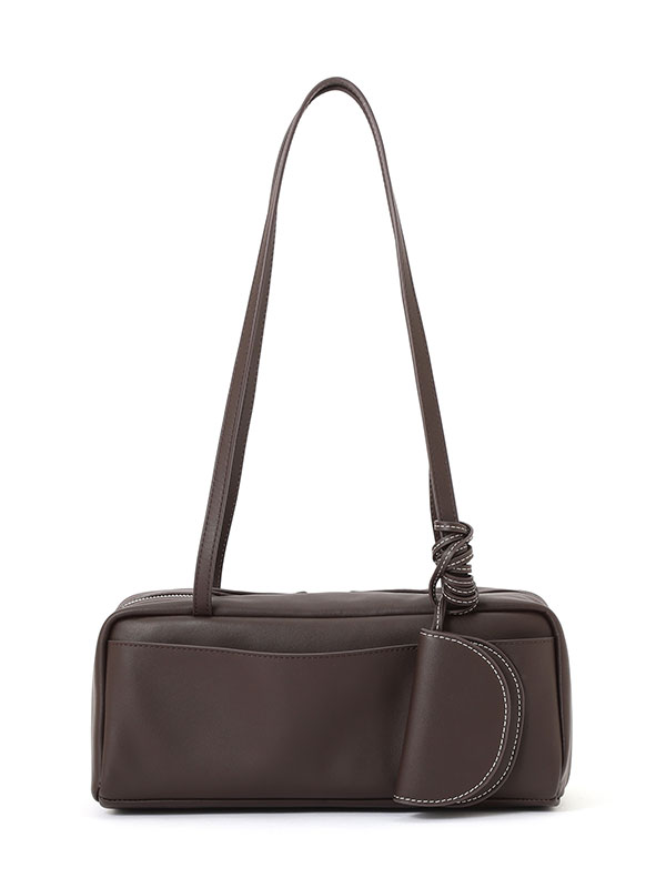 オープンポケットレザーボストン