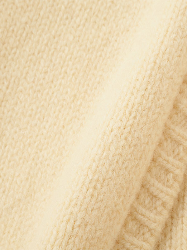 レイヤードニットラップスカート