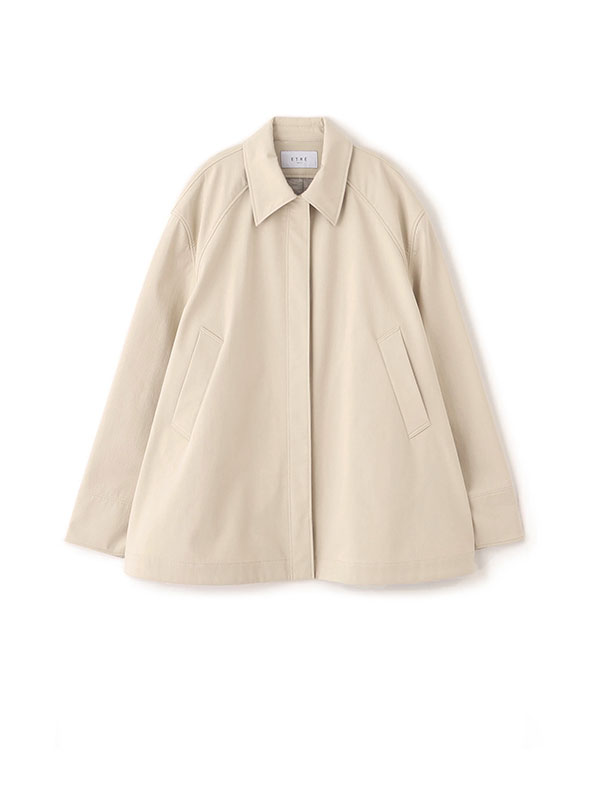 ステンカラーボンディングコート