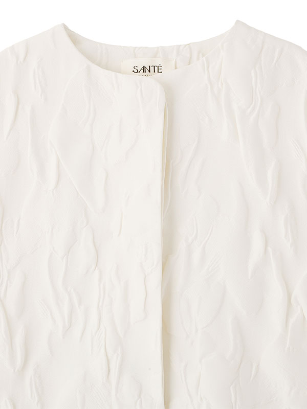 SANTEドルマンスリーブジャガードコート