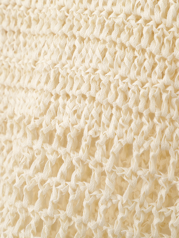 シアークロシェニットプルオーバー