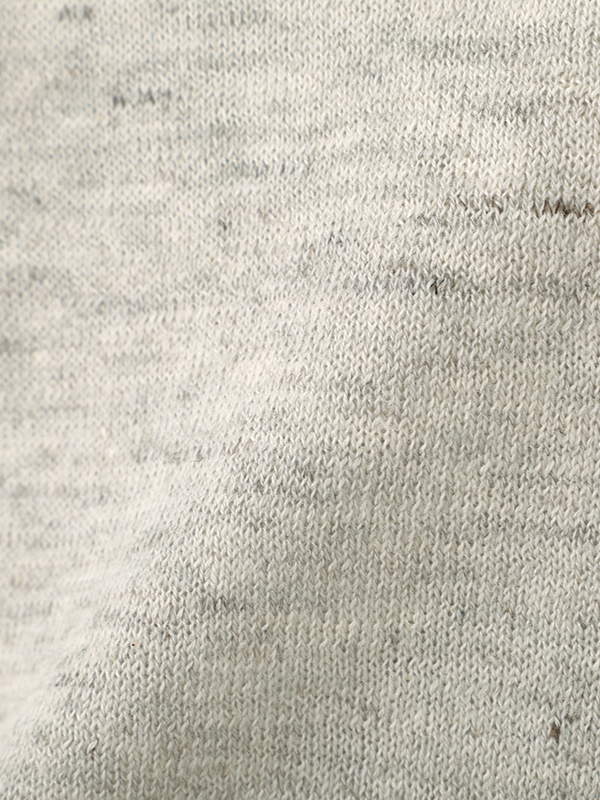 コットンリネンハイゲージネックニットプルオーバー