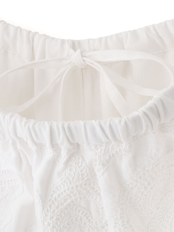 エンブロイダリーイージーパンツ