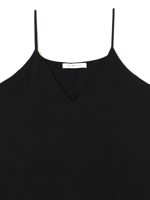 キャミソールニットオールインワン