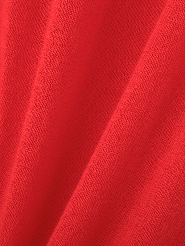 シアーニットフードカーディガン