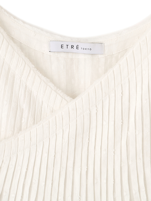 コットンドビーカシュクールキャミソール