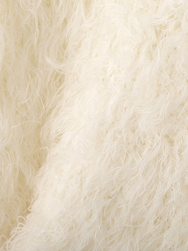 フェザーヤーンニットカーディガン