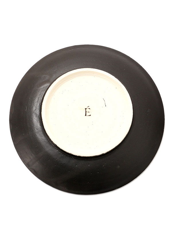 耐熱白土黒釉グラタン皿セット