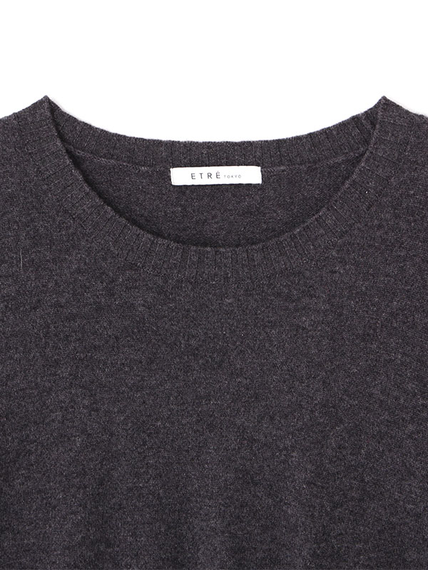 リラクシーカシミヤニットプルオーバー